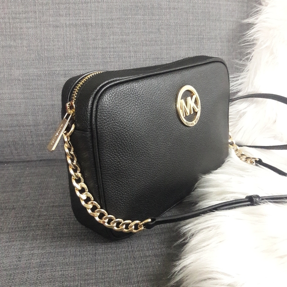 NWT MICHAEL KORS LEATHER FULTON CROSSBODY BAG - Picture 4 of 16